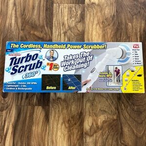 As Seen On TV Turbo Scrub 360 - Blue and White